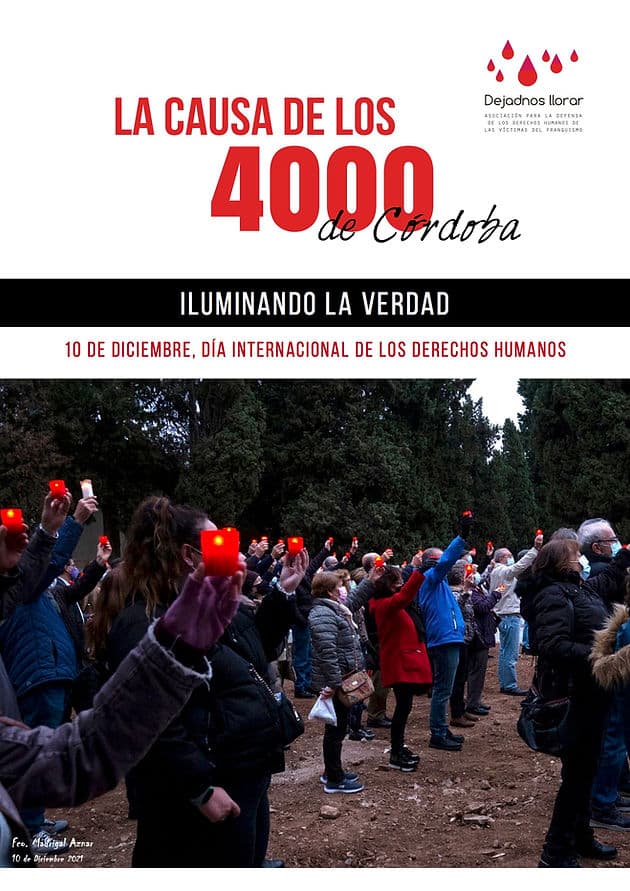 Dossier "ILUMINANDO LA VERDAD" en la fosa común del cementerio de La Salud